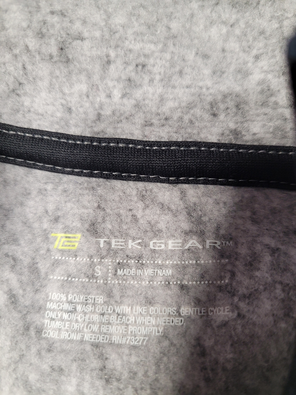 tek gear Gray & Charcoal Hooded Zip Jacket - Picture 2 of 3